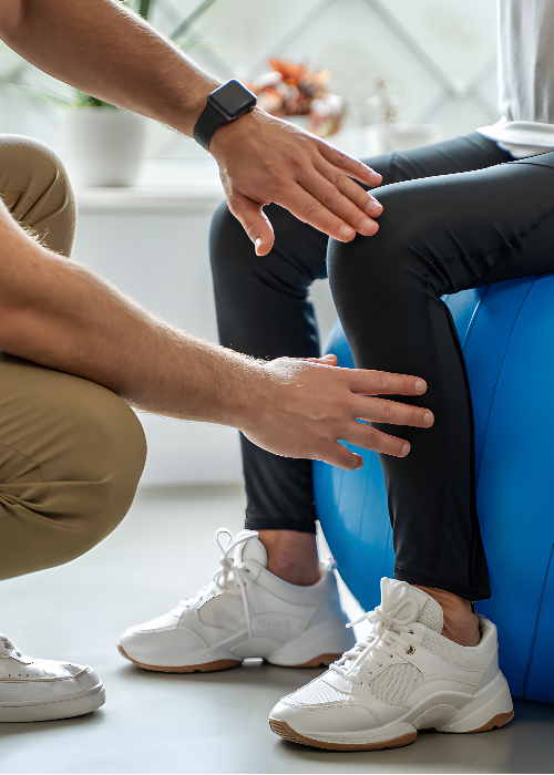 pt-working-on-knee-pain-homepage-banner-enhanced-family-physio-dalton-ga